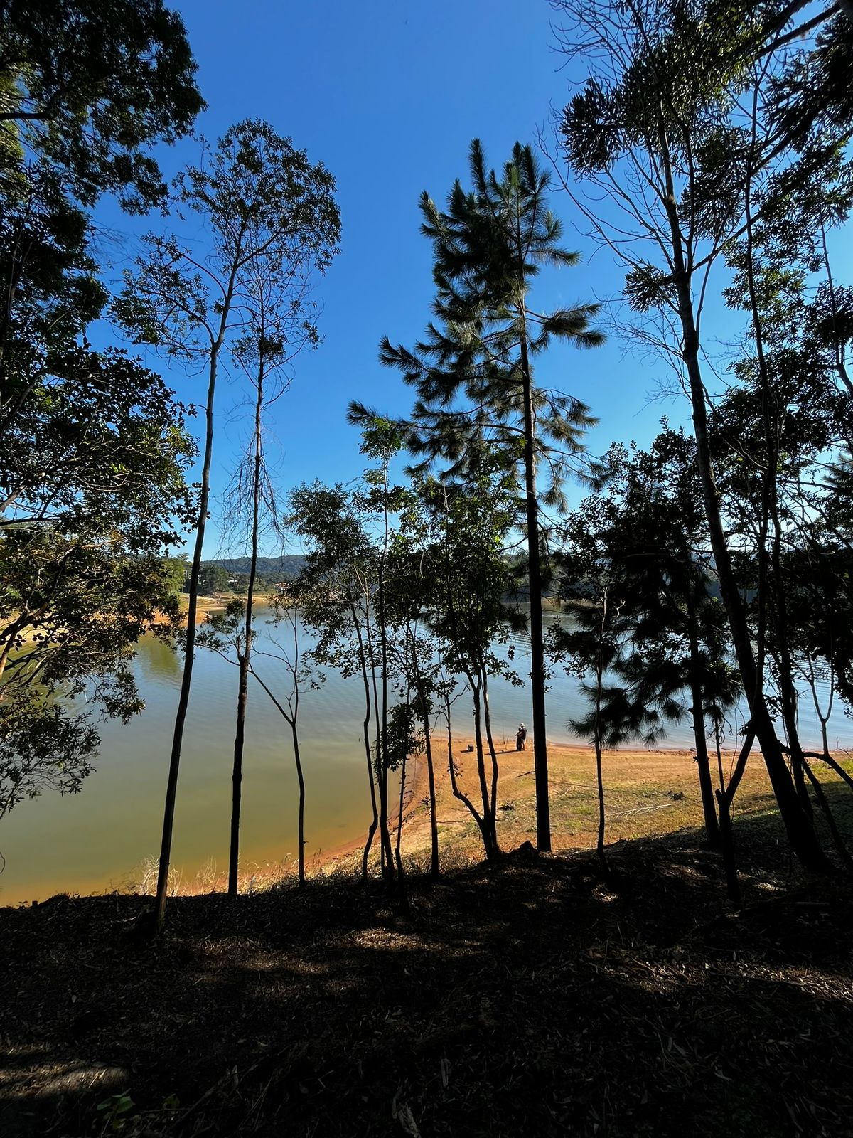 Área com pontos de energia e água