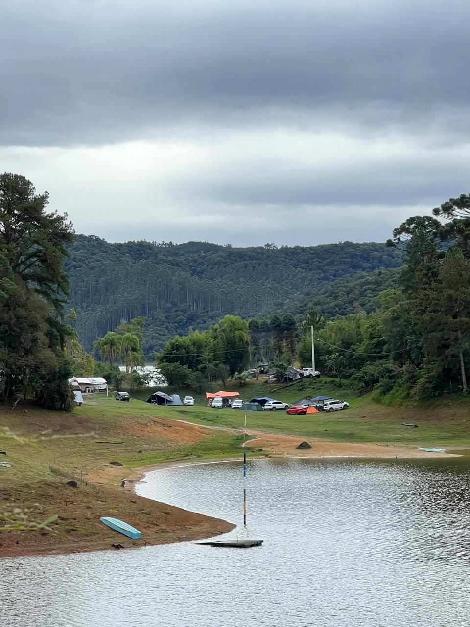Espaço externo do camping